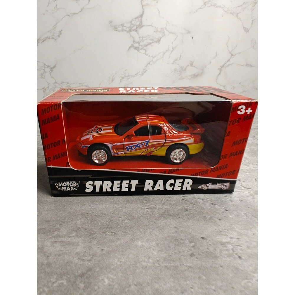 Motormax Diecast Mazda RX7 Street Racer Import Tuner 1/43 Scale Sealed